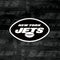 NFL New York Jets Black & White Galaxy Buds Live Skin